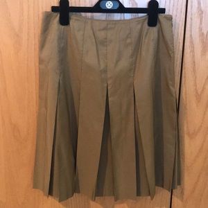 Per Se Silk Carlisle Blend Carmel Brown Skirt Sz 6